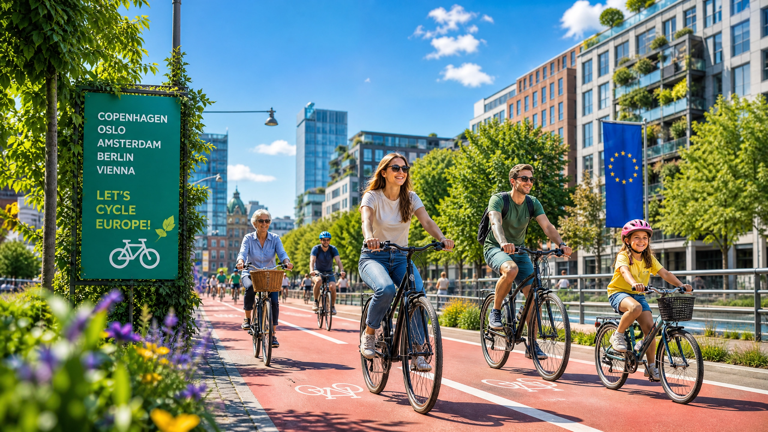 Zahl der Fahrradfahrer in europäischen Städten steigt weiter an
